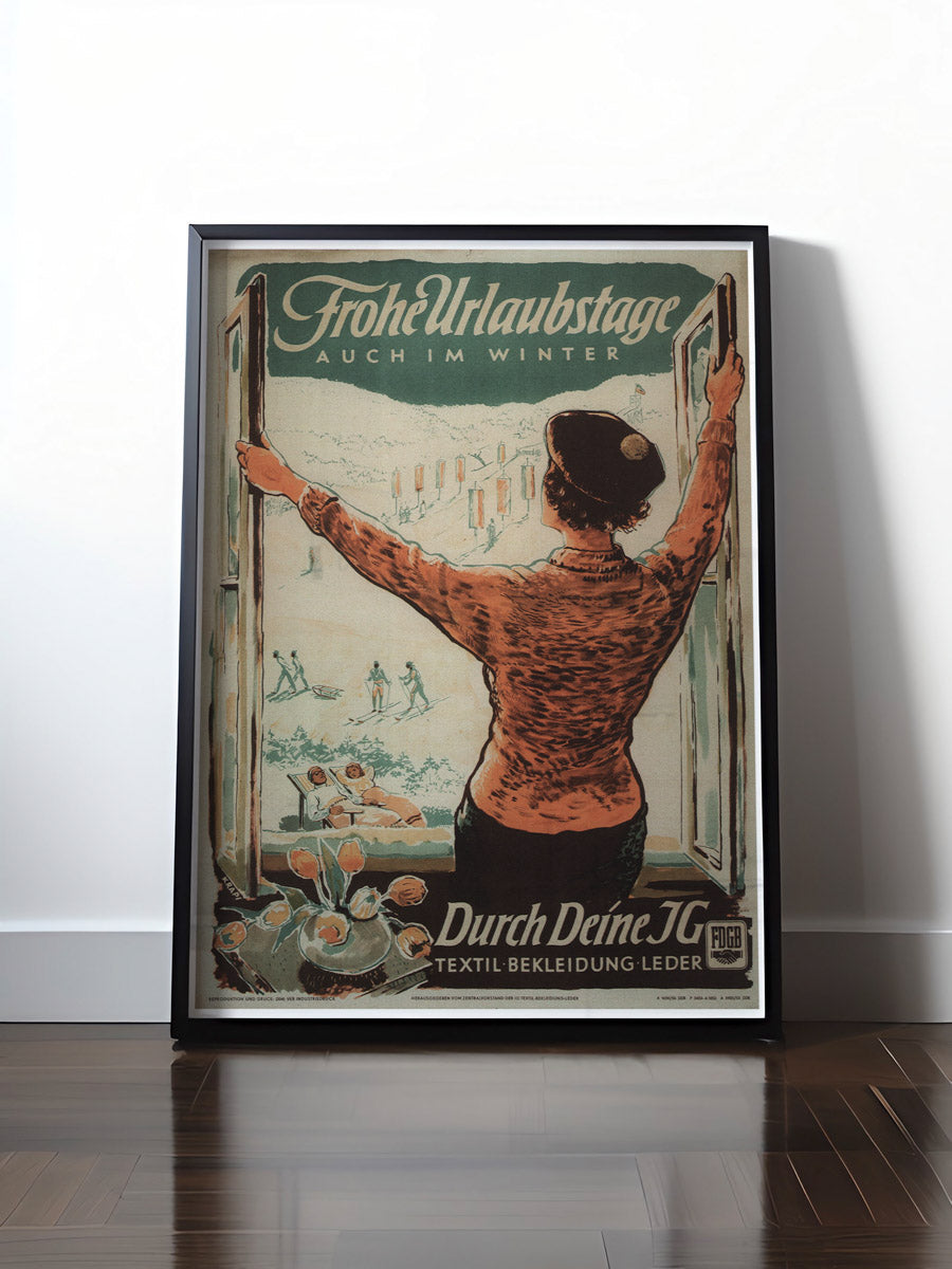 HISTORISCHES POSTER (A4 | A3 | A2 | A1) • DDR: FROHE URLAUBSTAGE