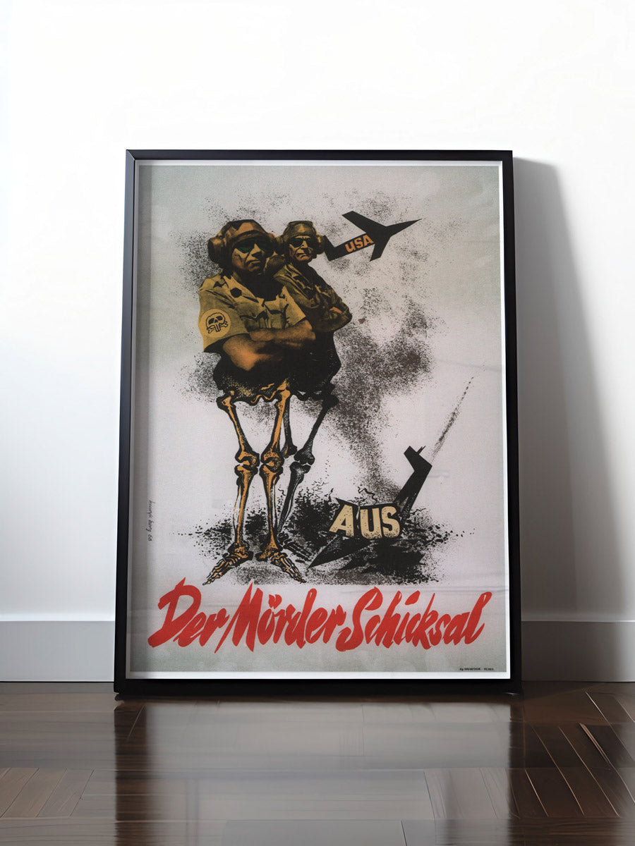 HISTORISCHES POSTER (A4 | A3 | A2 | A1) • DDR: DER MÖRDER SCHICKSAL