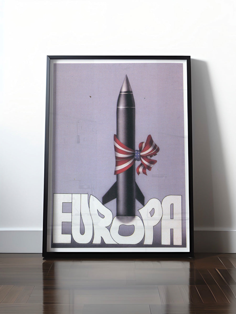 HISTORISCHES POSTER (A4 | A3 | A2 | A1) • ANTI-NATO-RAKETEN