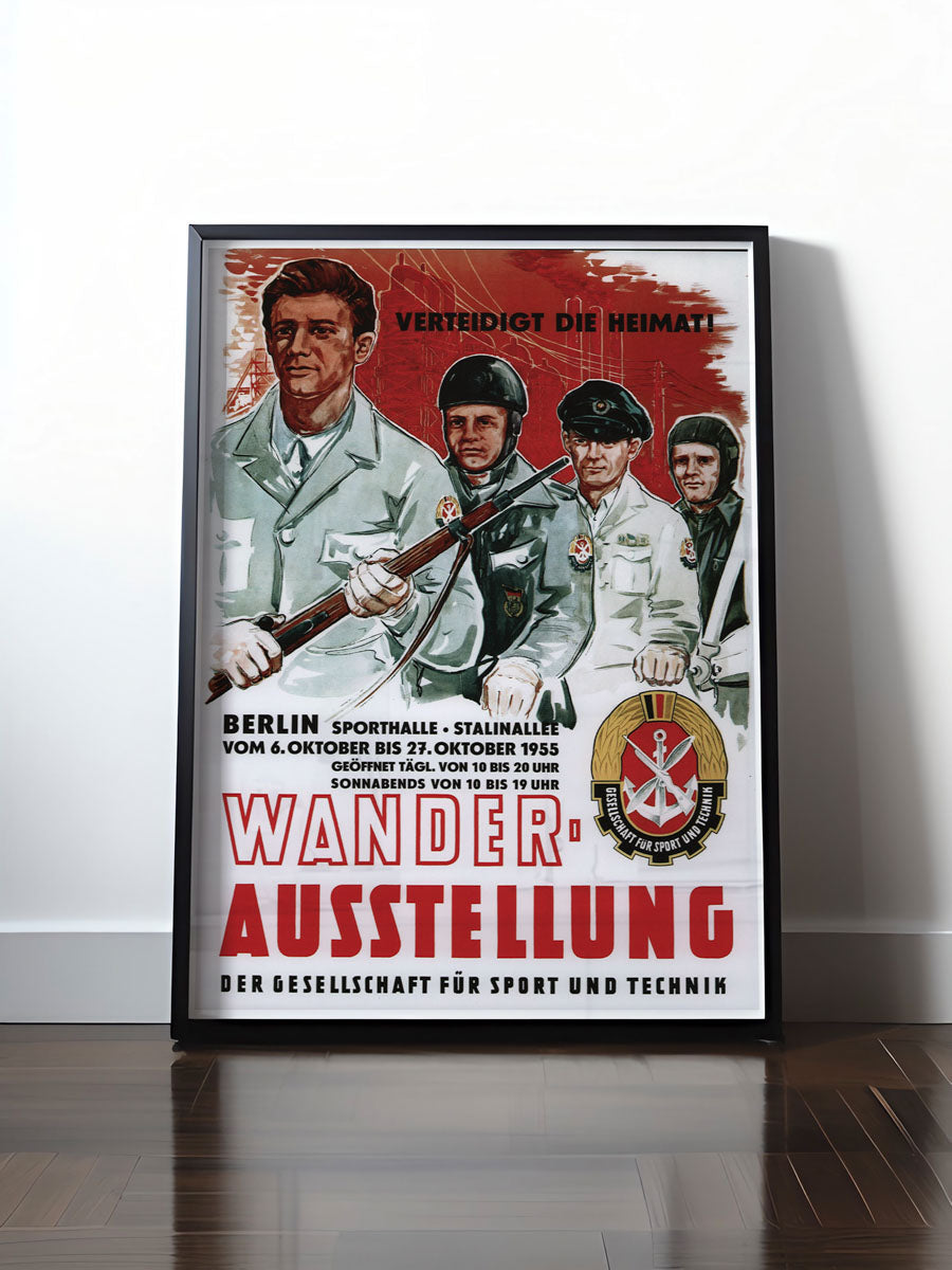 HISTORISCHES POSTER (A4 | A3 | A2 | A1) • GESELLSCHAFT FÜR SPORT UND TECHNIK