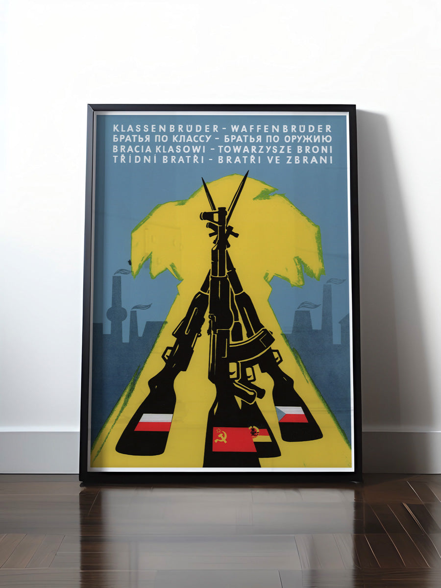 HISTORISCHES POSTER (A4 | A3 | A2 | A1) • WARSCHAUER PAKT: WAFFENBRÜDER