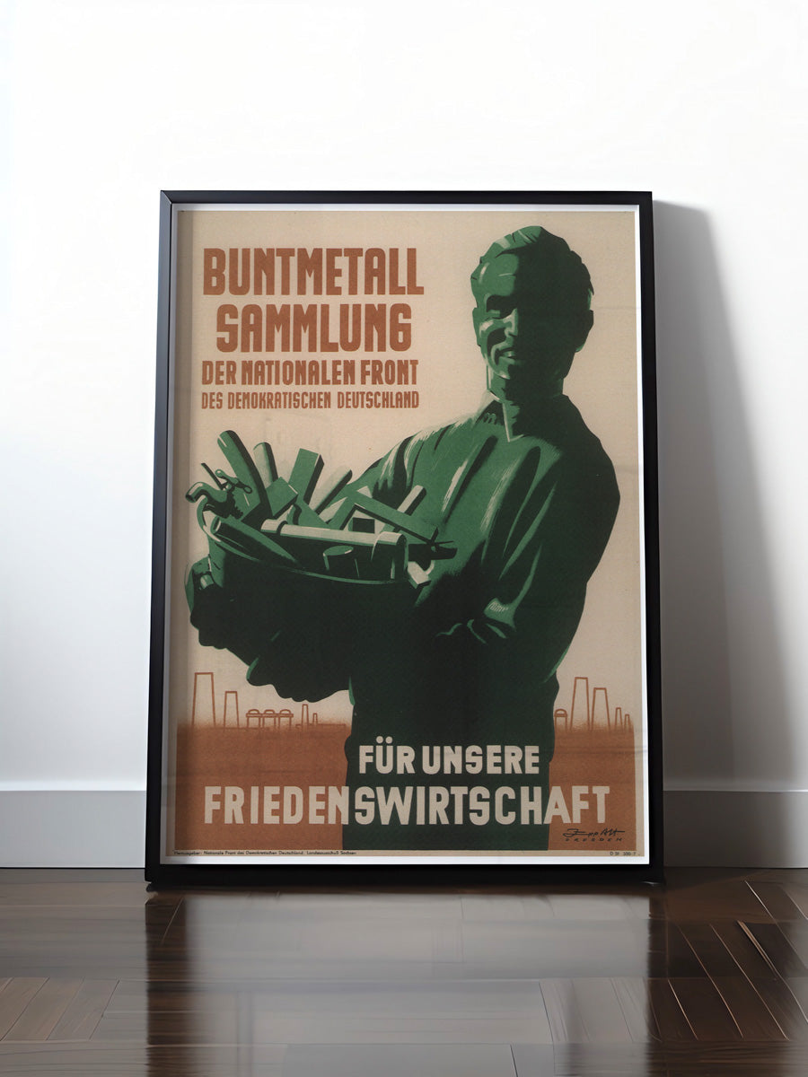 HISTORISCHES POSTER (A4 | A3 | A2 | A1) • DDR: FRIEDENSWIRTSCHAFT